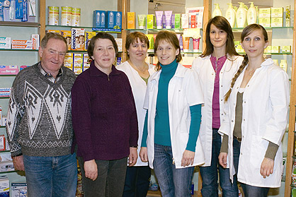 Das Team der Waldapotheke Borkwalde 